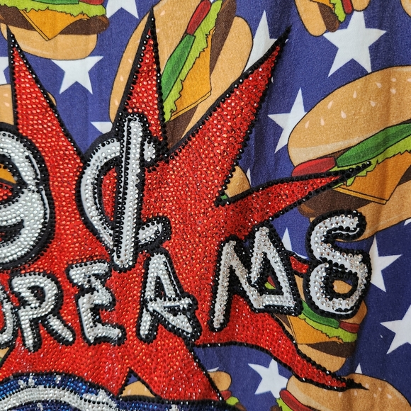 Philipp Plein 99 Cent Dreams American Hamburger Tshirt - Picture 5 of 11
